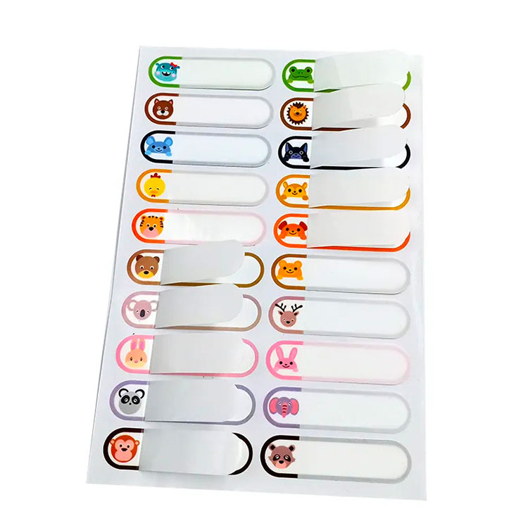 Cartoon Name Stickers for Kids