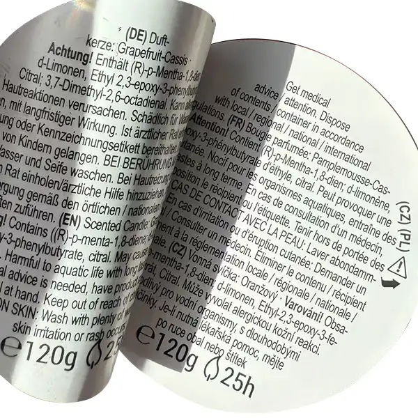 Multi Layer Printed Label