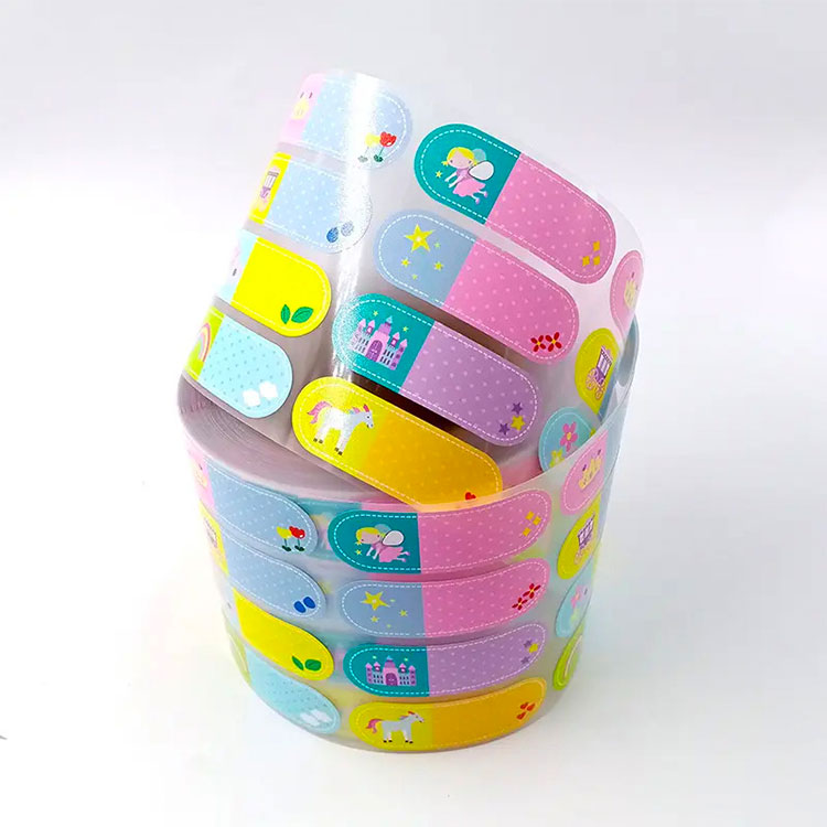 Children's Cartoon Name Cloth Stickers