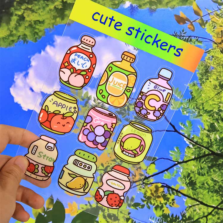 Cartoon Transparent Sticker