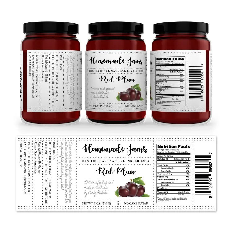 Jar Labels