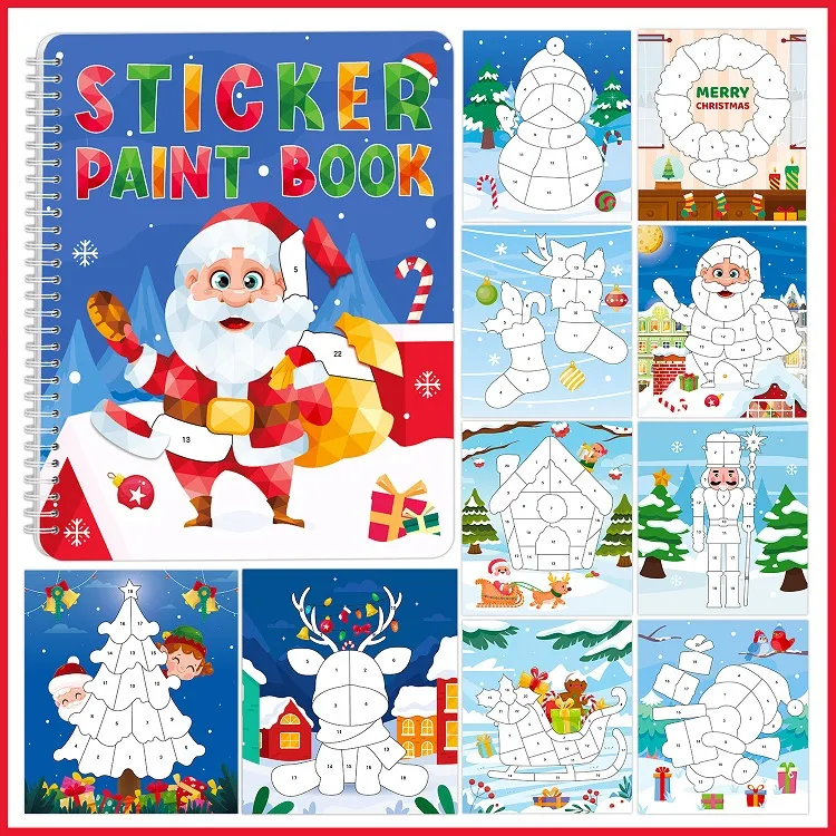 Sticker paint books