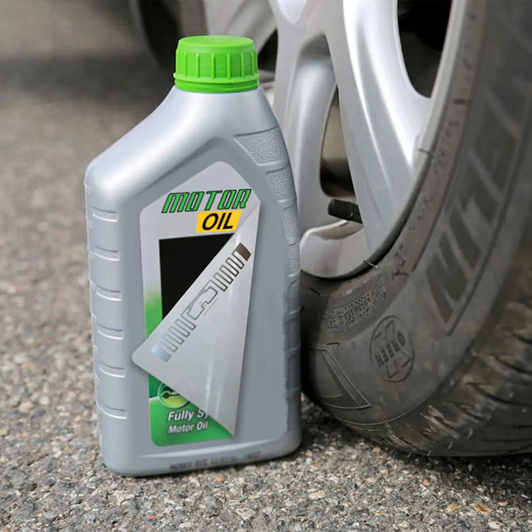 Motor Oil Multi-layer Label