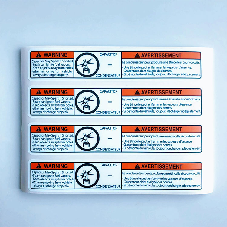 Warning Stickers