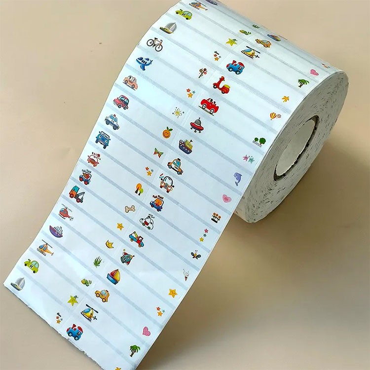 Cartoon Name Stickers for Kids