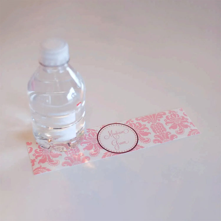 Water Bottle Labels