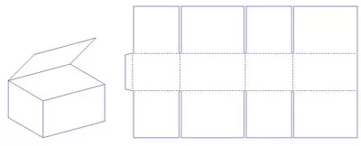 Corrugated cardboard box