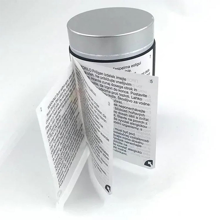Multi-layer Folding Label