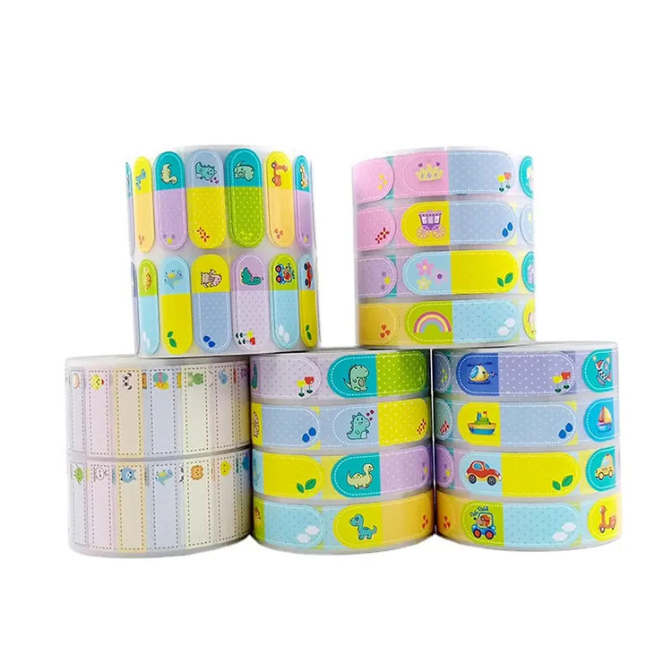 Children's Cartoon Name Cloth Stickers