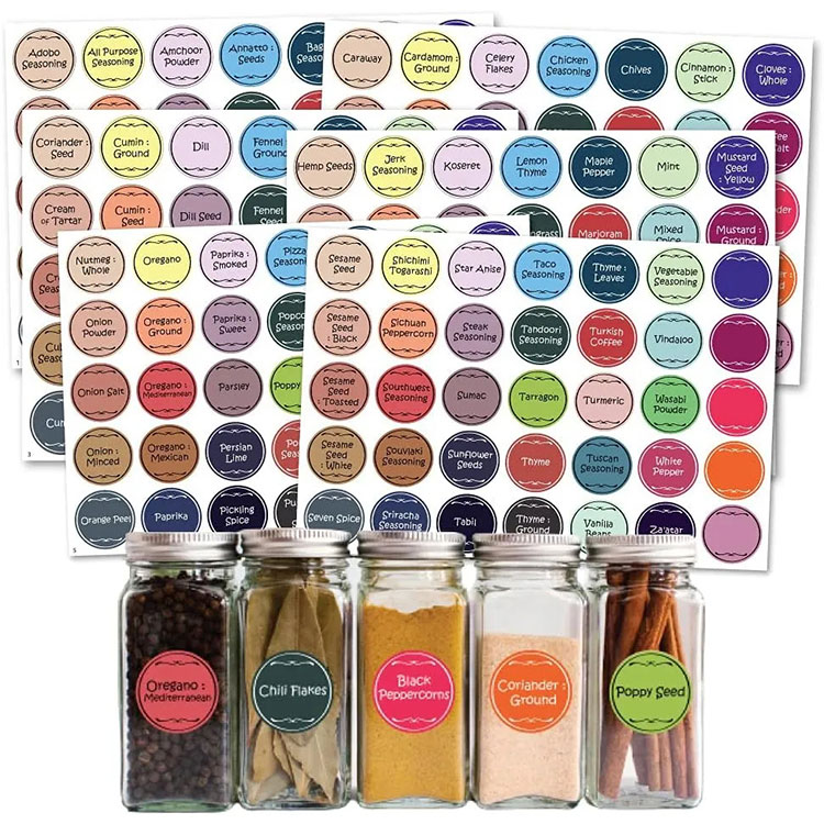 Kitchen Seasoning Stickers