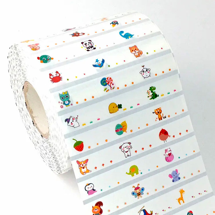 Cartoon Name Stickers for Kids