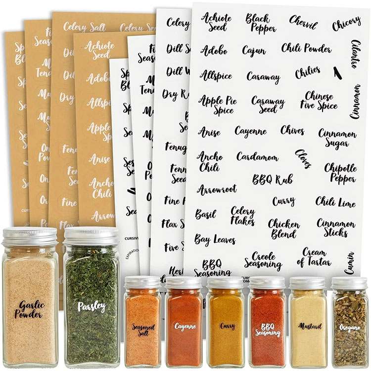 Kitchen Seasoning Stickers