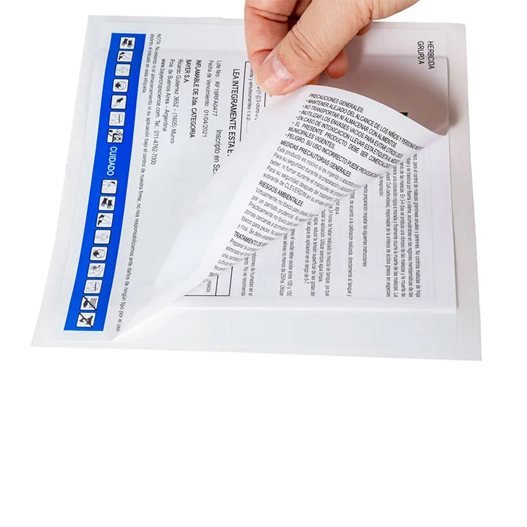 Multi Layer Label Instructions