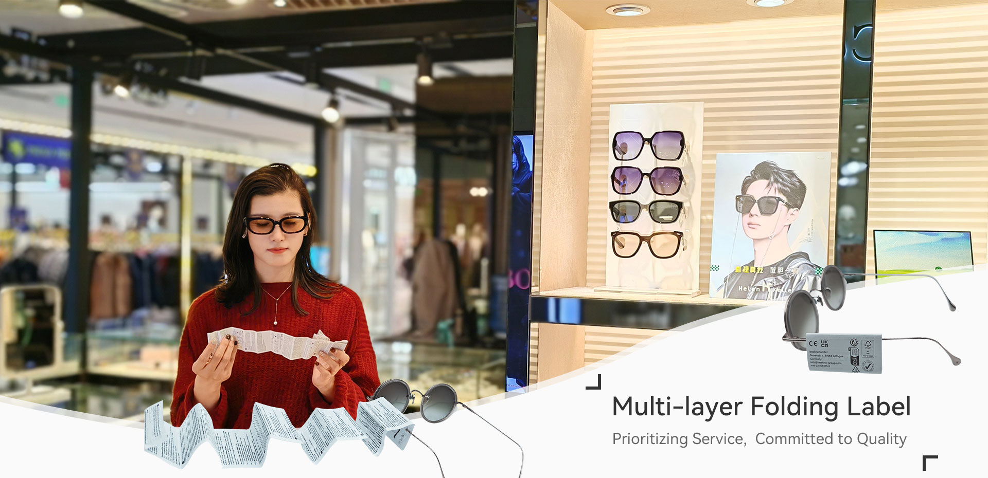 High Quality Multi-layer Folding Label
