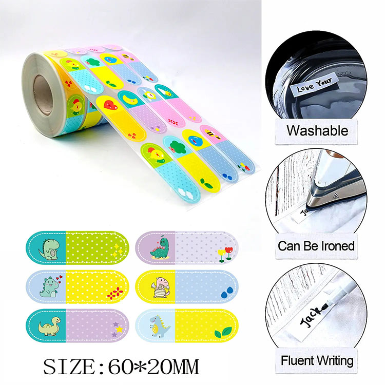 Children's Cartoon Name Cloth Stickers